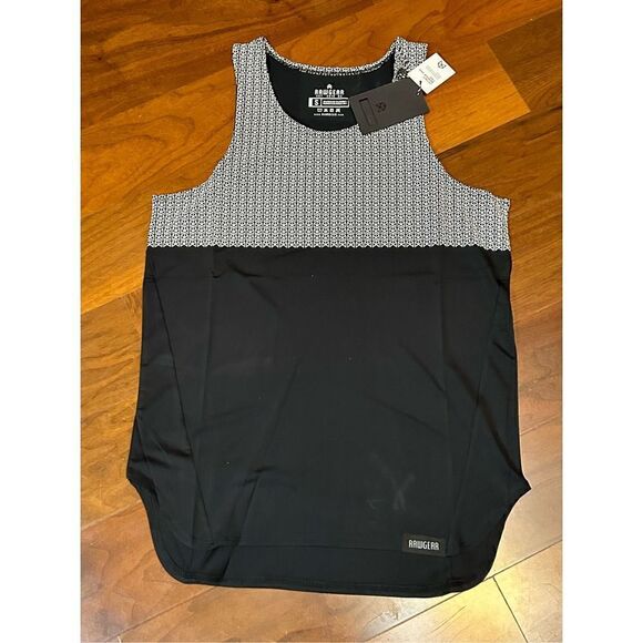 Raw Gear NWT men's tank in small in black/white RG304 - Picture 1 of 7